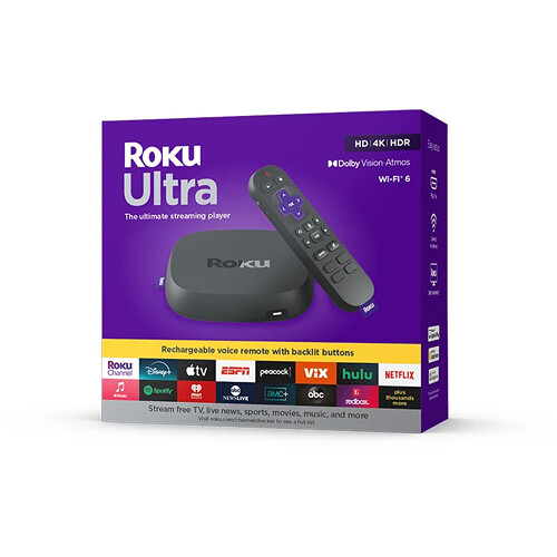 Roku Ultra 4850R streaming player for 4K playback with Ethernet and Dolby Atmos — view 10