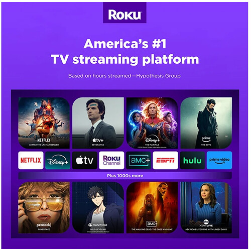 Roku Ultra 4850R streaming player for 4K playback with Ethernet and Dolby Atmos — view 7