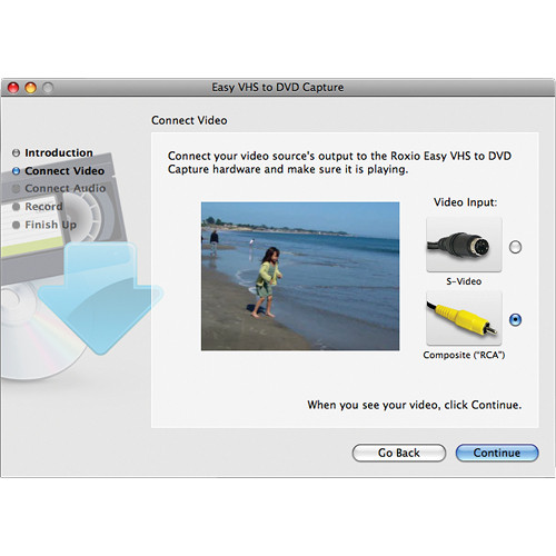 Easy VHS to DVD for Mac software for converting VHS tapes to digital files on Mac — view 4