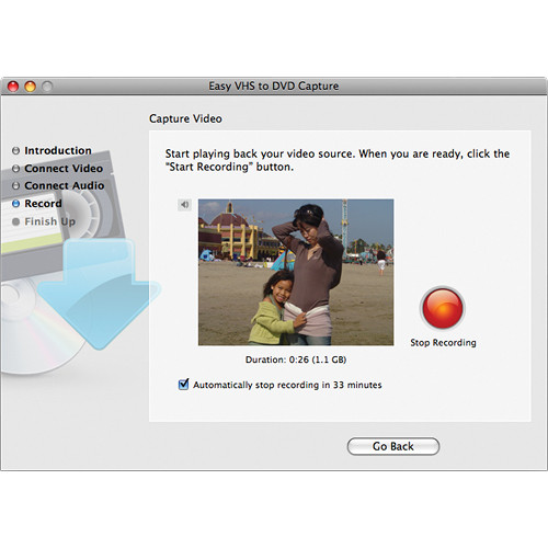 Easy VHS to DVD for Mac software for converting VHS tapes to digital files on Mac — view 6