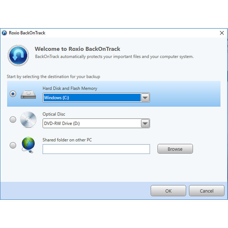 Roxio Easy CD & DVD Burning 2 software for creating and copying CDs and DVDs on Windows — view 2