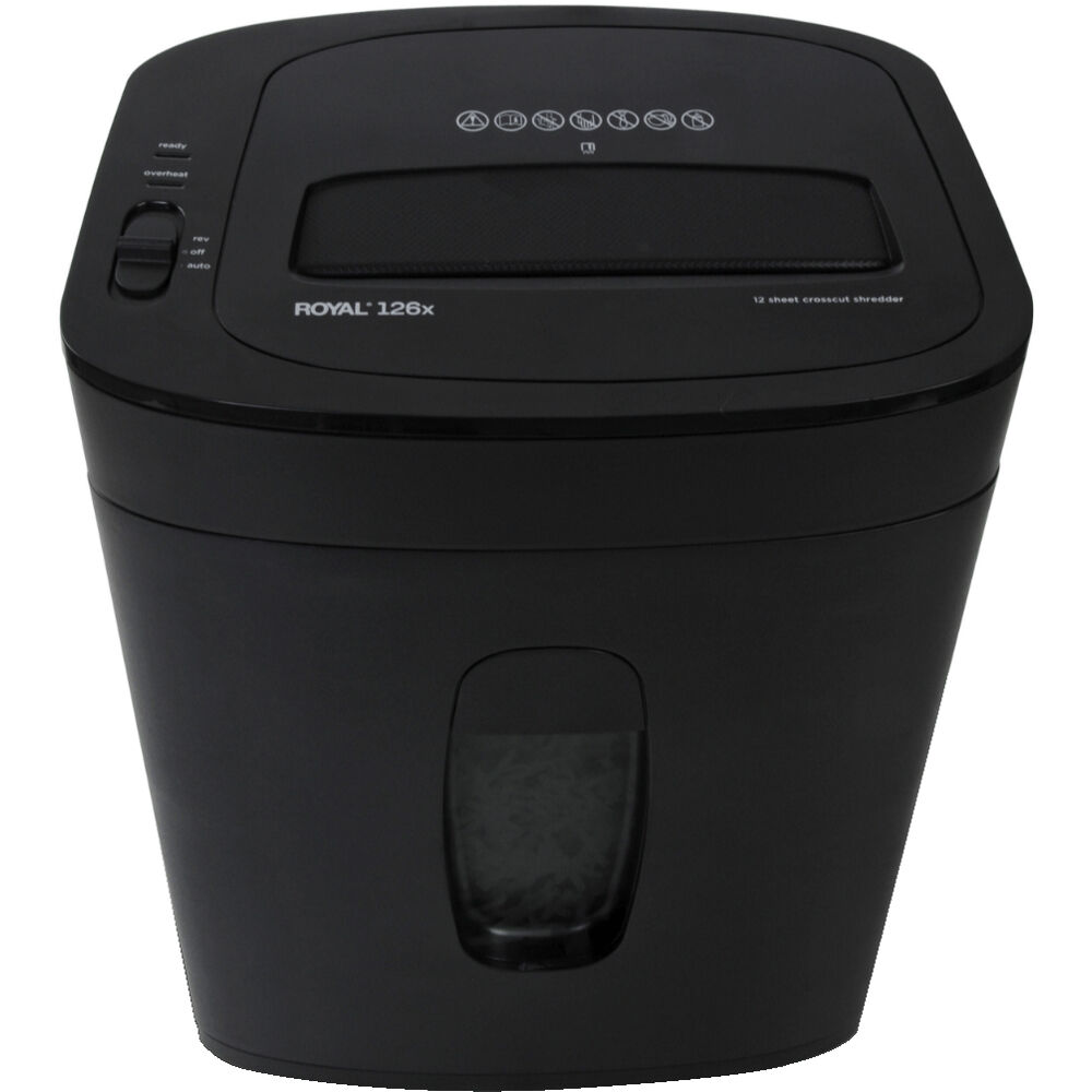 126X 12 sht Crosscut Shredder — view 2