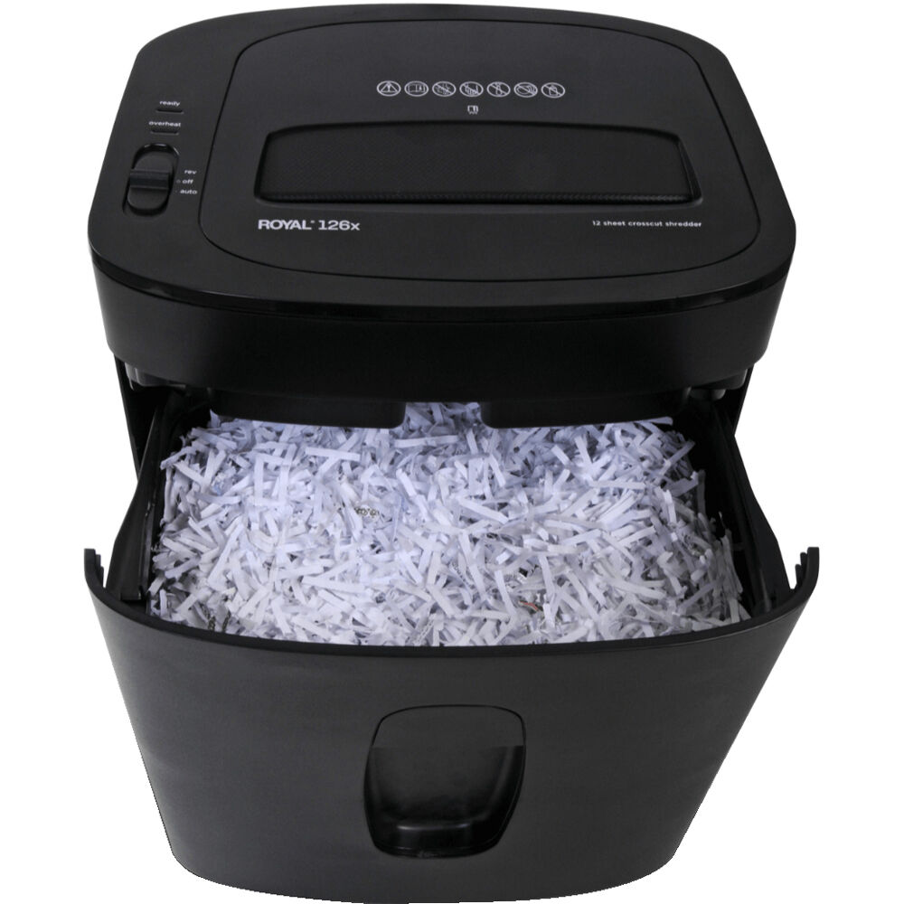 126X 12 sht Crosscut Shredder — view 4