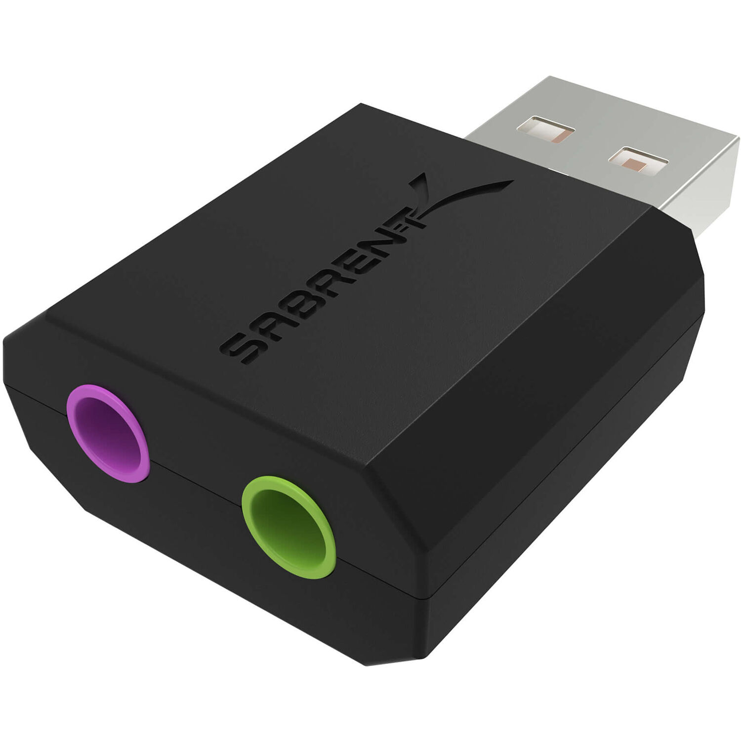 SABRENT USB EXTERNAL STEREO ADAPTER FOR PC — view 2