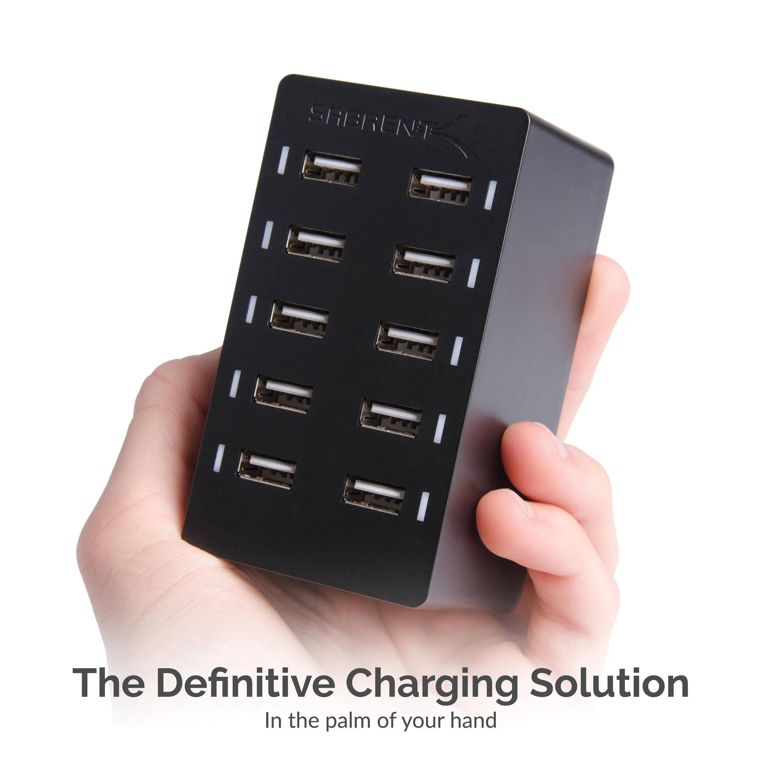 Sabrent AX-TPCS 60 W 10-port USB charger for phones and tablets — view 4