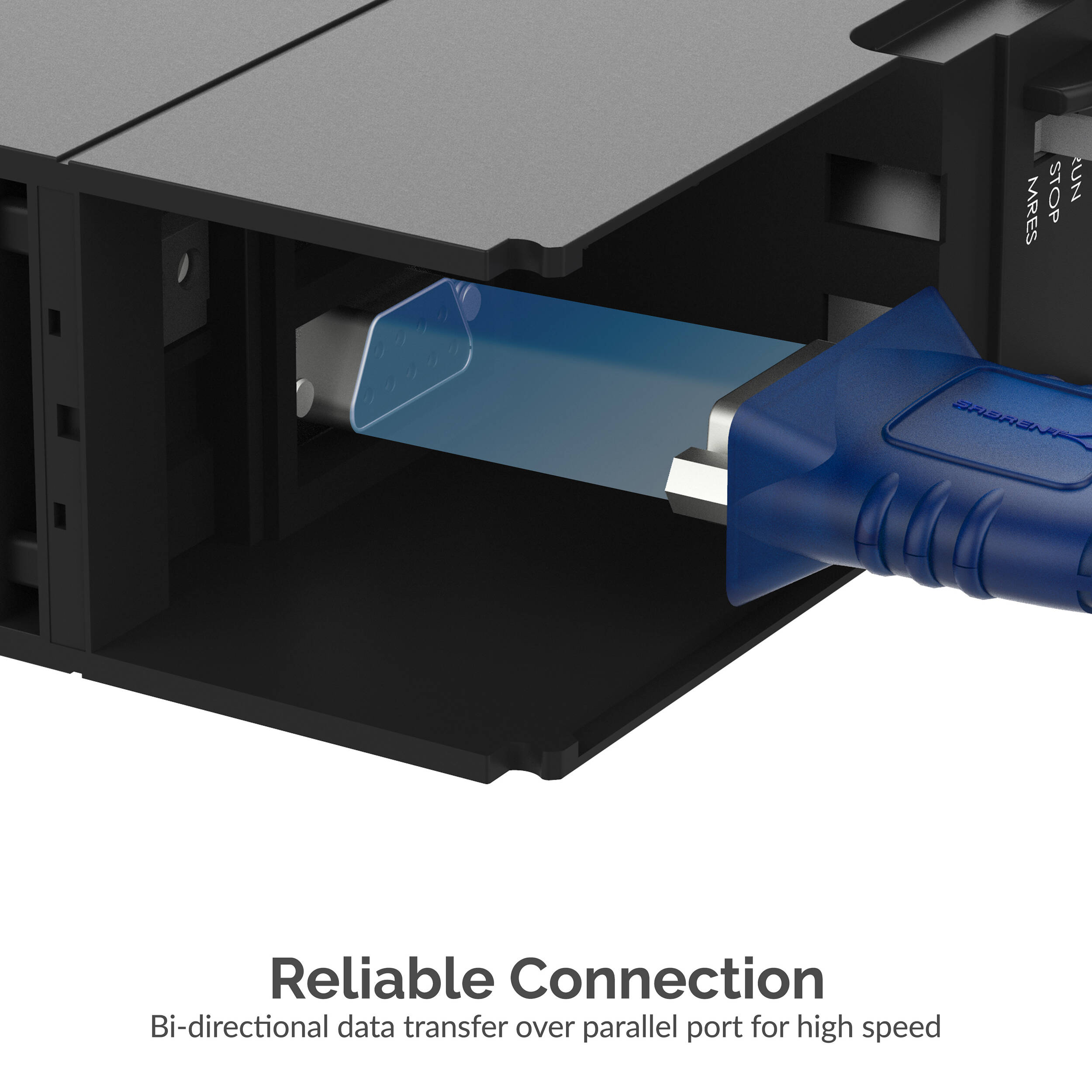 Sabrent CB-9P6F 6-foot USB 2.0 to serial cable for legacy device connectivity — view 6