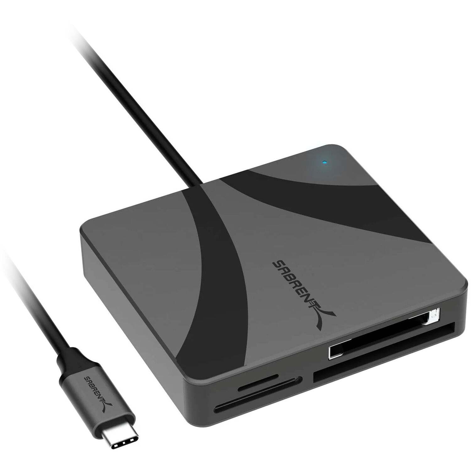 Sabrent USB-C Multi-Card Reader Cfx B. Cfast 2.0. Microsd/SD
