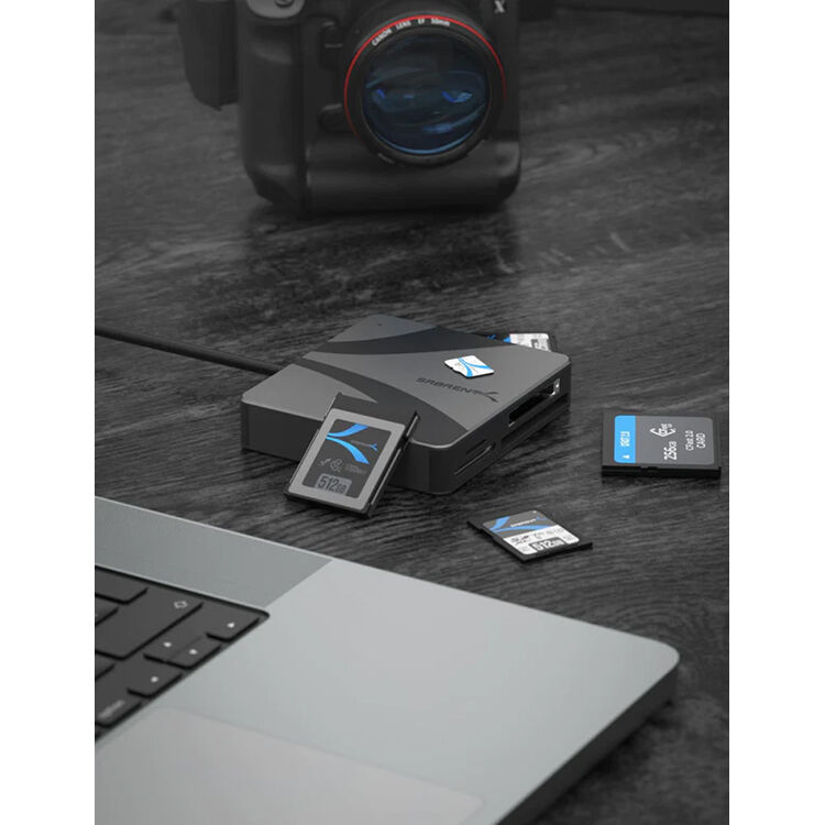 SABRENT USB-C MULTI-CARD READER CFX B. CFAST 2.0. MICROSD/SD — view 7