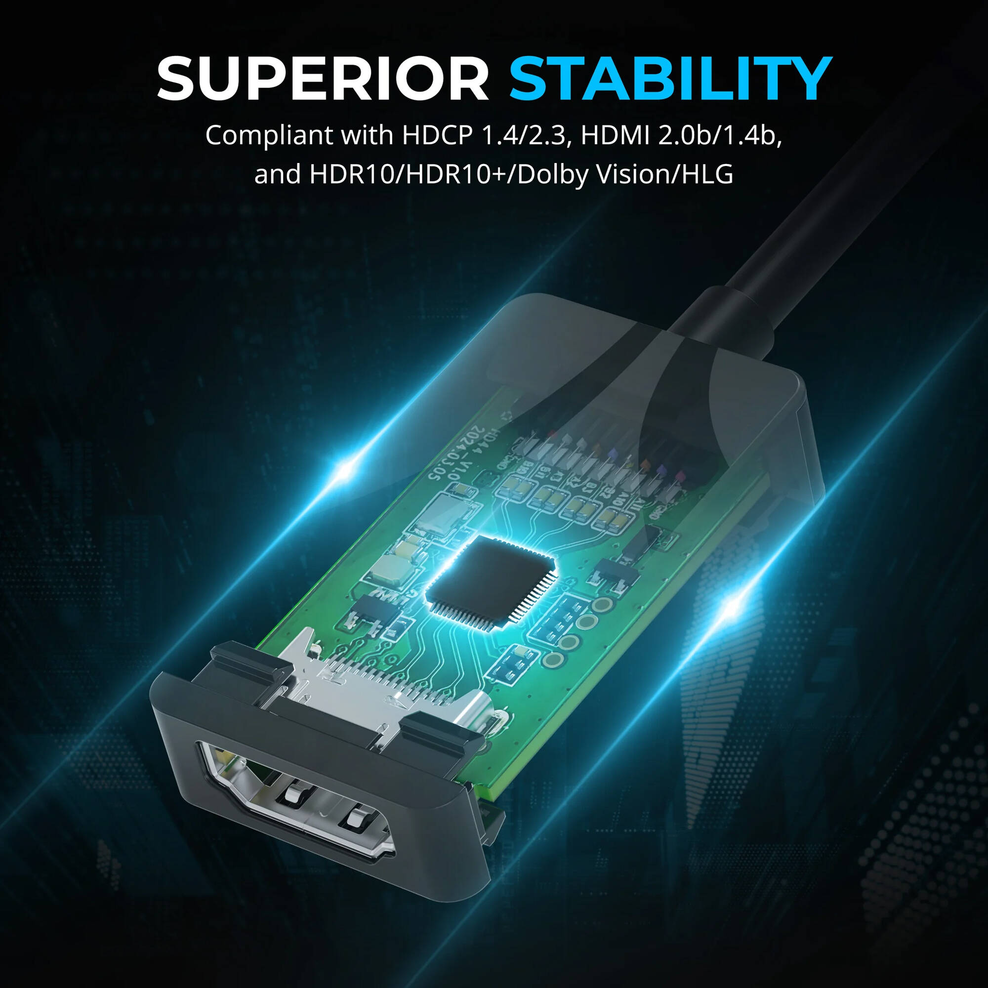 Sabrent DA-CH4K USB-C to 4K HDMI adapter for external display connection — view 7