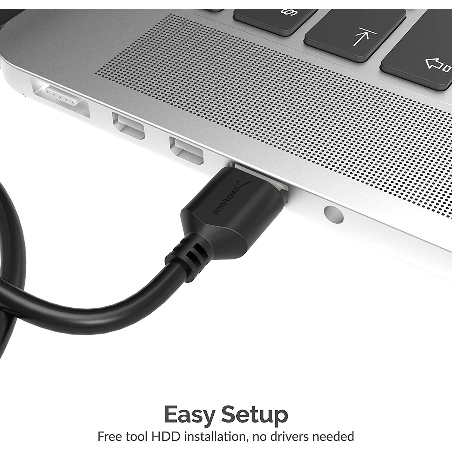 SABRENT USB-A 3.1 TO 2.5IN SSD SATA HARD DRIVE ADAPT — view 7