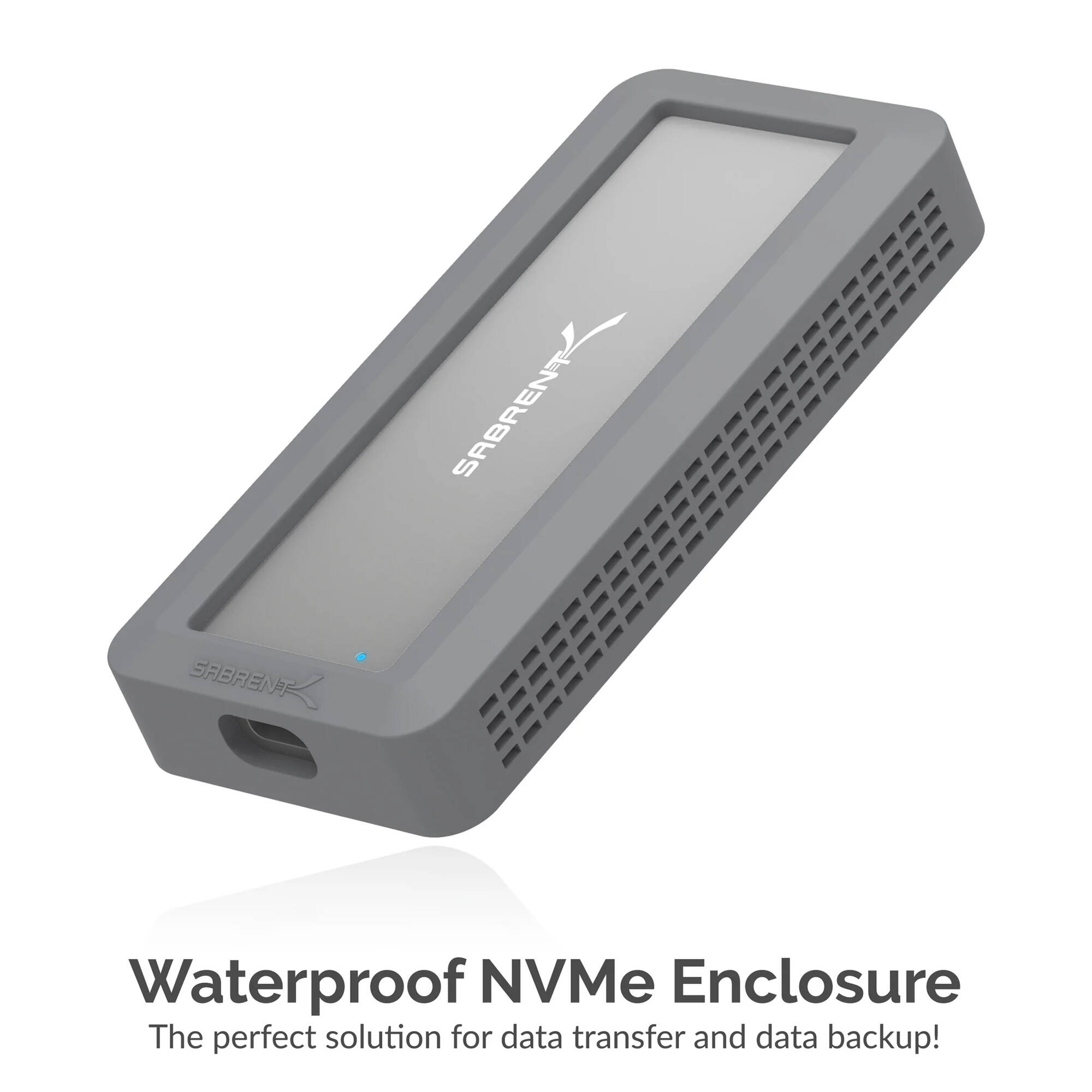 SABRENT EC-WPNE USB-C NVMe enclosure with IP67 rugged waterproof protection — view 2