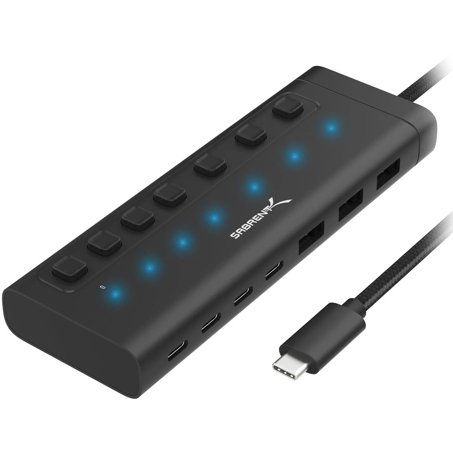 Sabrent Sabrent USB-C Hub 7-Port 20w Powered Hub