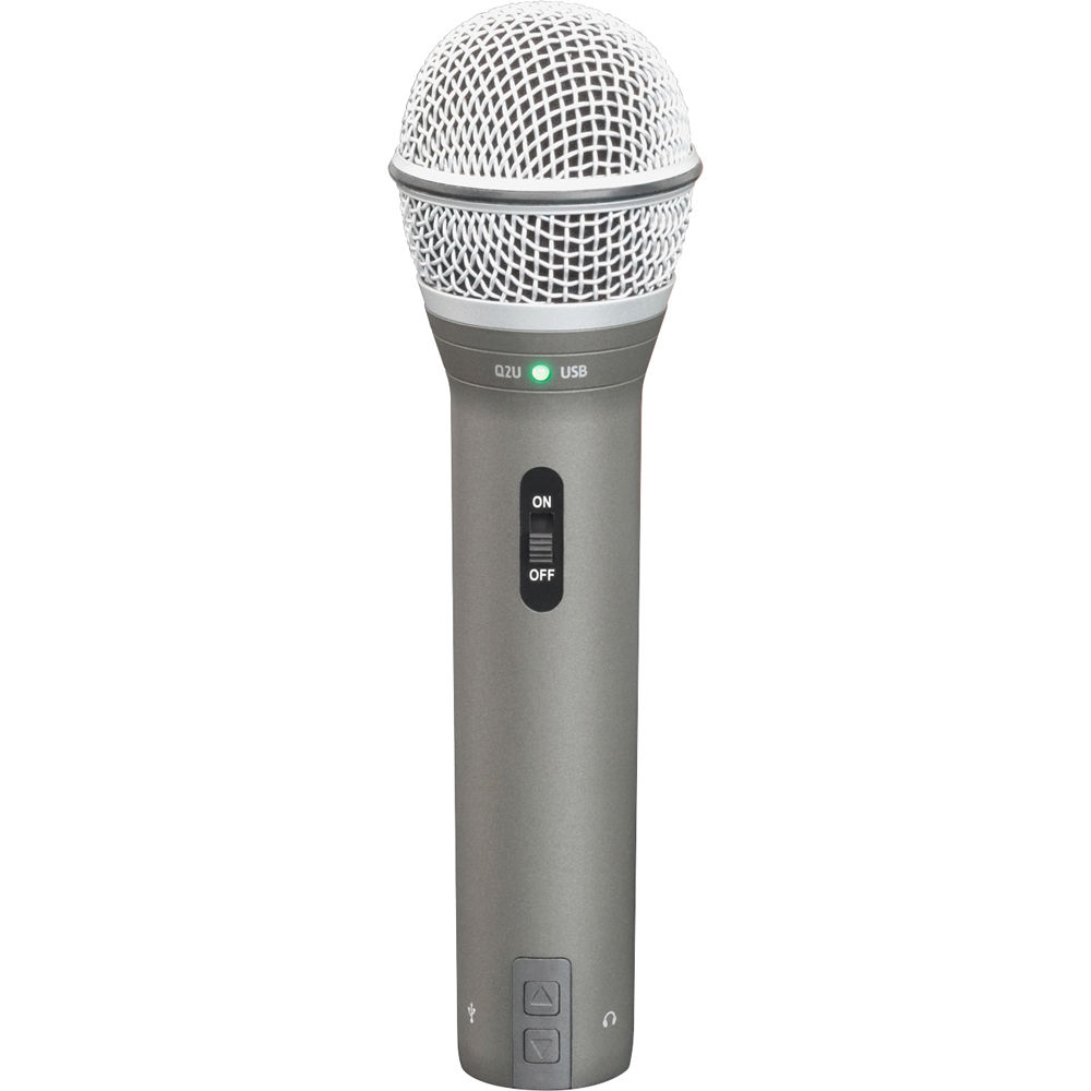Samson Q2U USB/XLR dynamic microphone pack for podcasting, recording, and live streaming — view 4