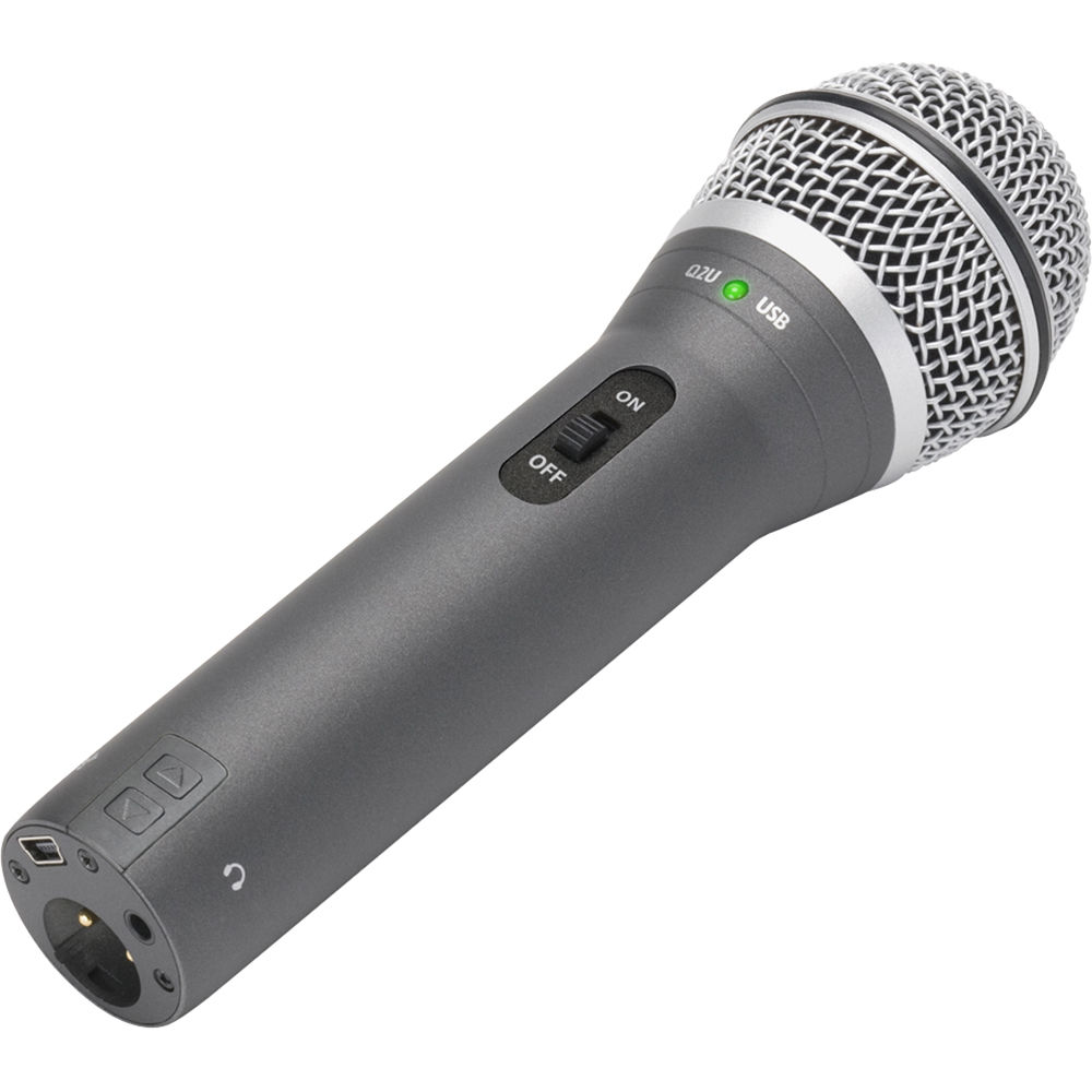 Samson Q2U USB/XLR dynamic microphone pack for podcasting, recording, and live streaming — view 6
