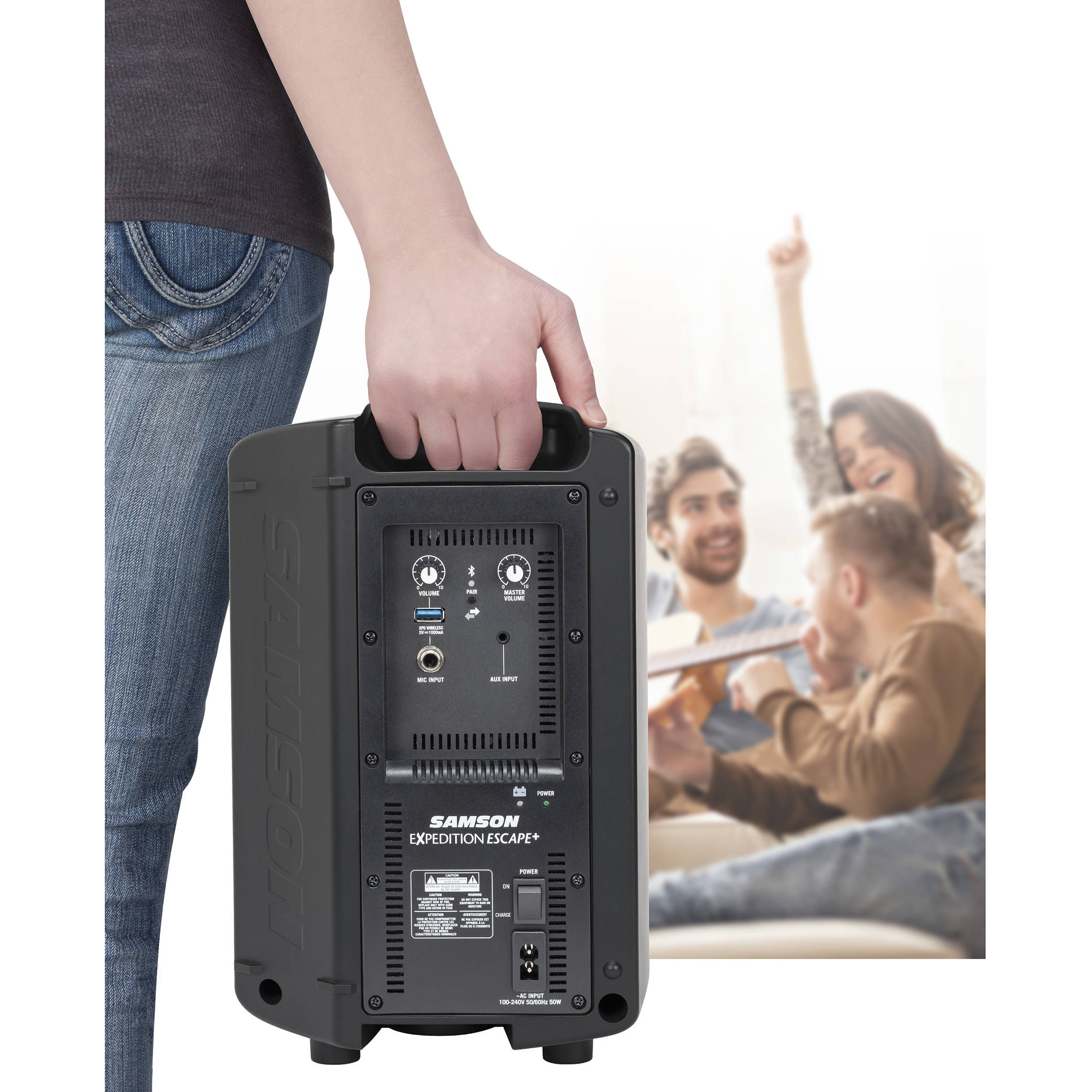 Samson Expedition Escape Plus powered portable speaker for mobile events — view 7