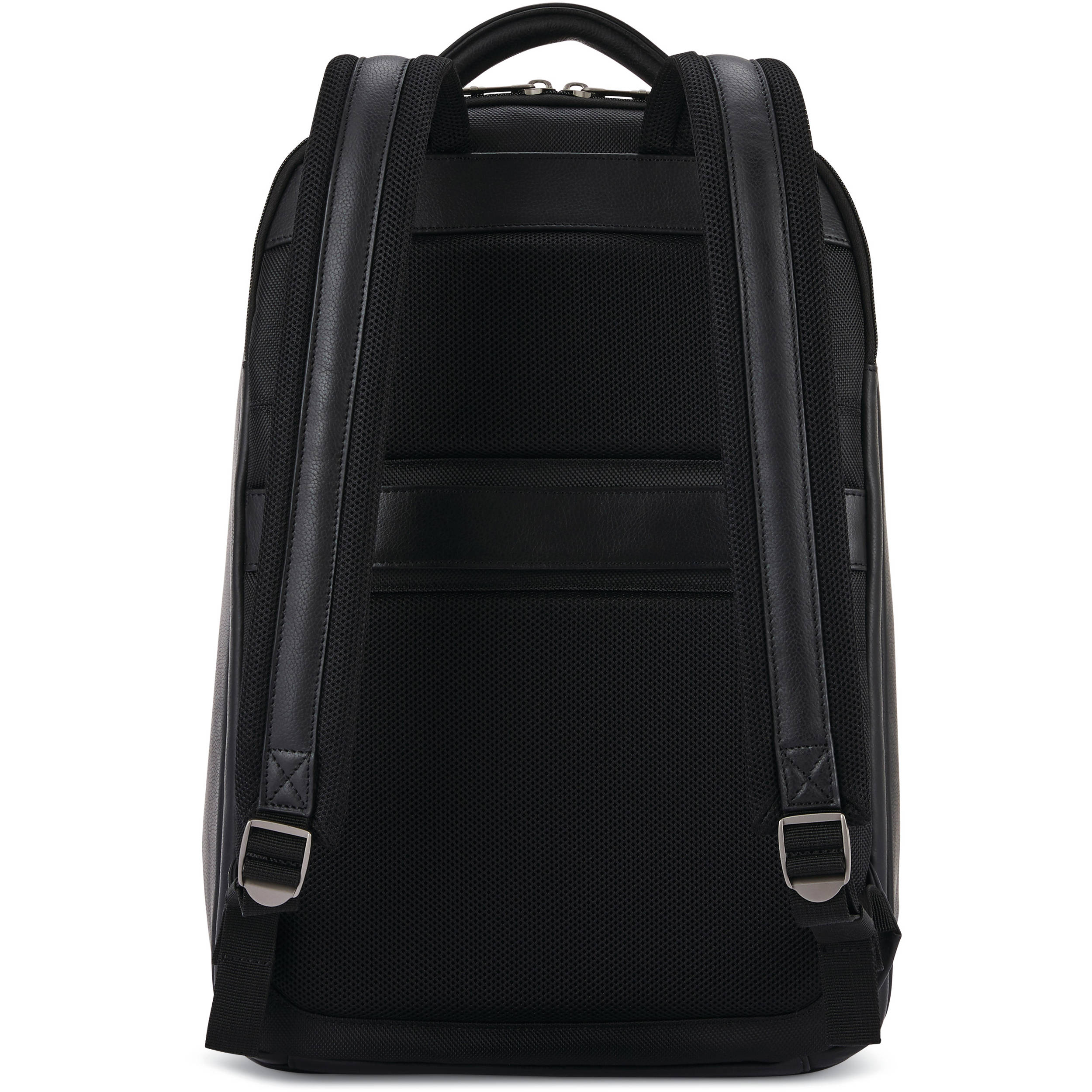 Samsonite black backpack with padded 15.6 in laptop compartment and external zip pocket — view 2