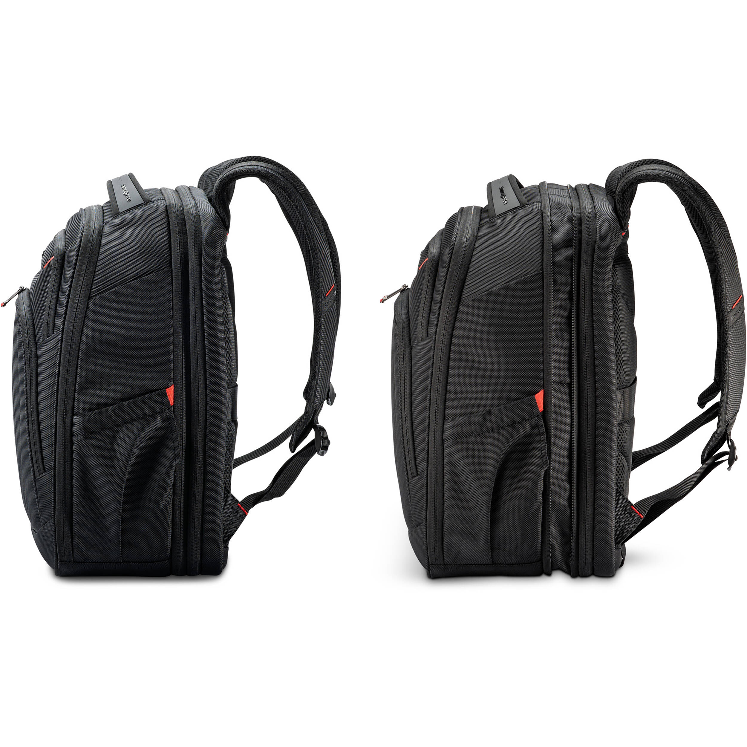 Samsonite XENON 4 Large Expandable Backpack in black for business travel and commuting — view 5