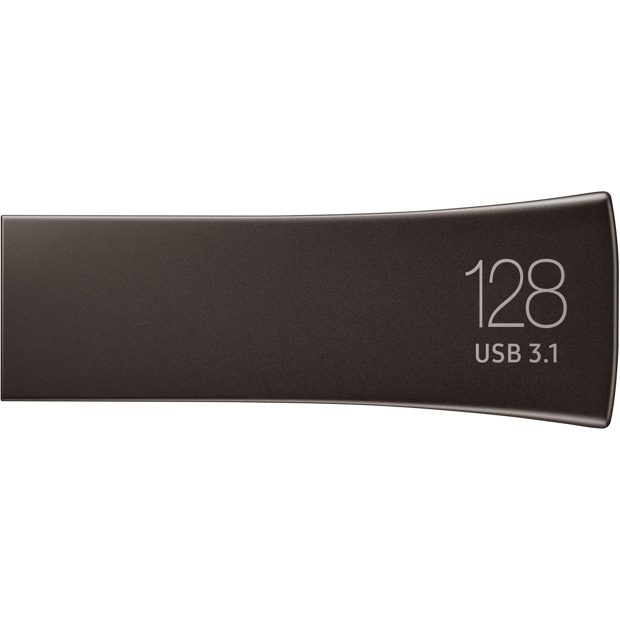Samsung Bar Plus 128GB Titan Gray USB-A flash drive with metal body — view 6