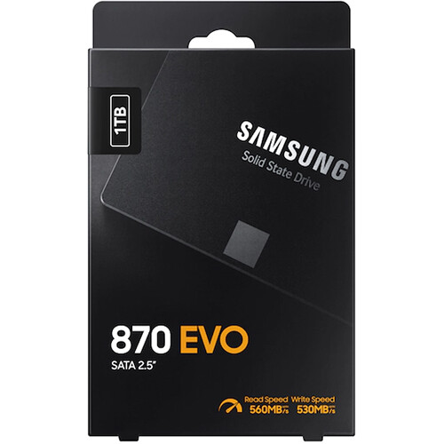 Samsung 870 EVO 1 TB 2.5-inch SATA III internal SSD MZ-77E1T0B/AM — view 6