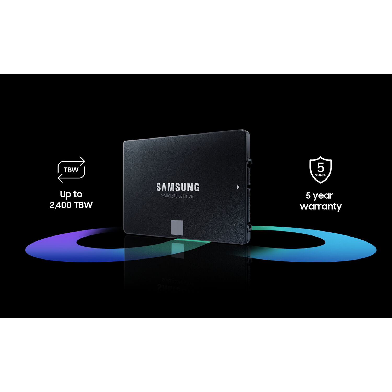 Samsung 870 EVO 1 TB 2.5-inch SATA III internal SSD MZ-77E1T0B/AM — view 8