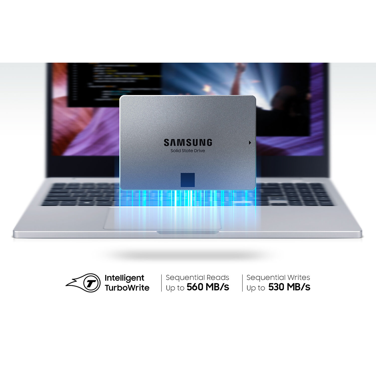 Samsung 870 QVO 8TB 2.5-inch SATA internal SSD for desktop PC storage expansion — view 6