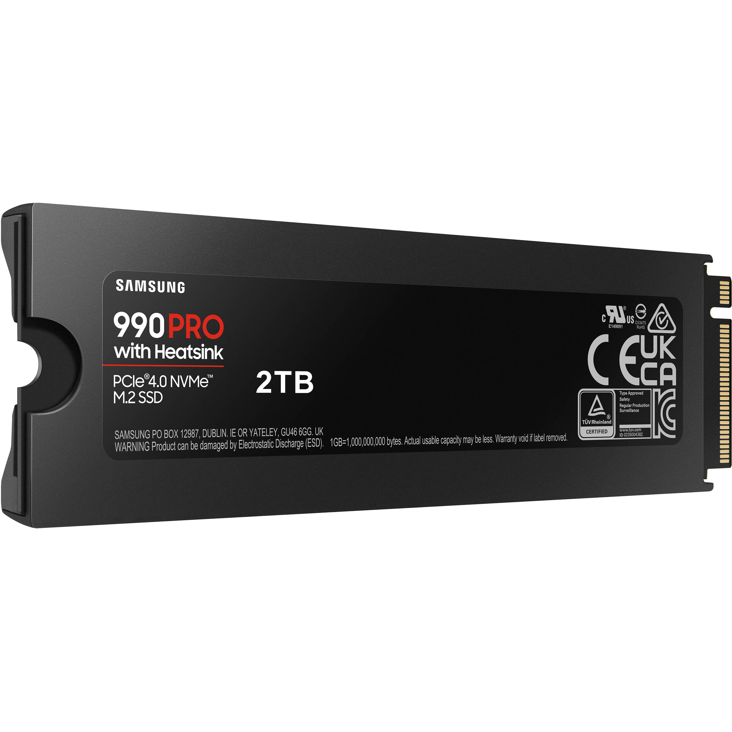 2TB 990 PRO M.2 4.0 Heatsink — view 4