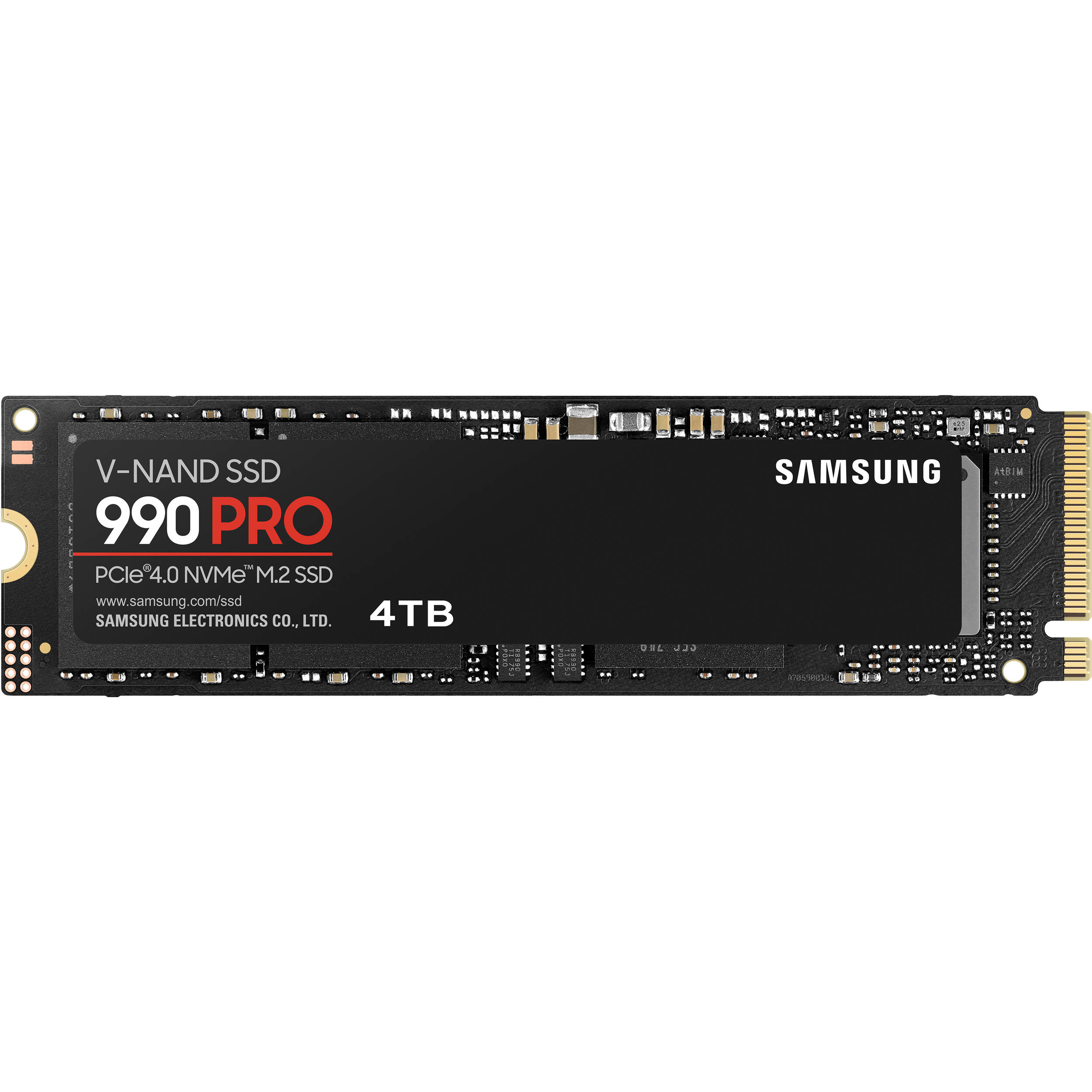 Samsung 990 PRO 4 TB PCIe 4.0 M.2 NVMe SSD for desktop storage — view 2