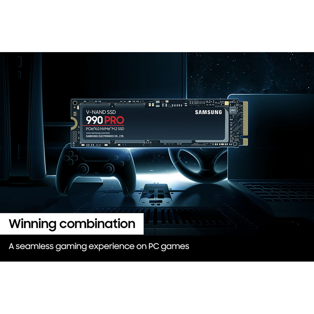 Samsung 990 PRO 4 TB PCIe 4.0 M.2 NVMe SSD for desktop storage — view 8