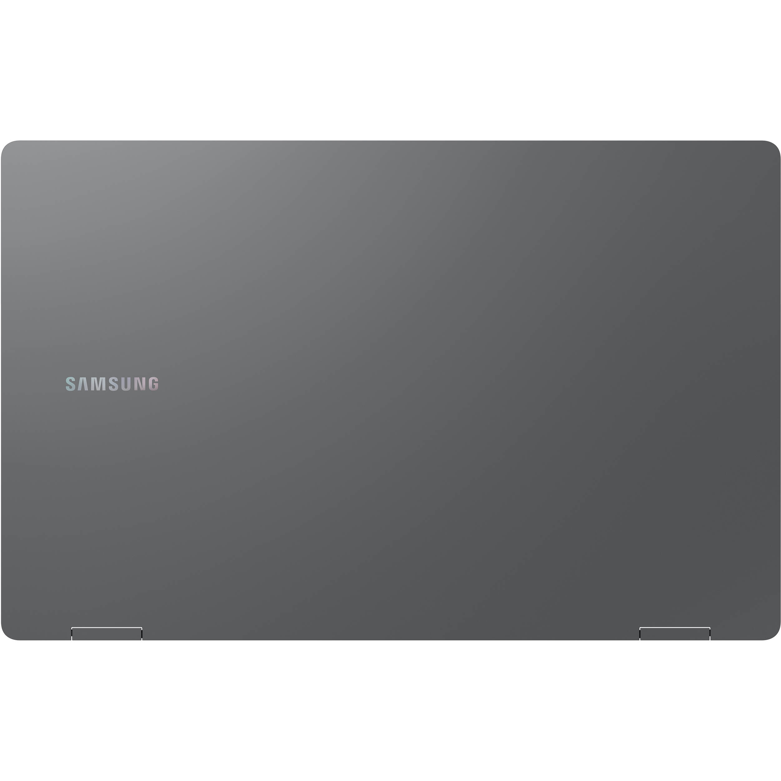 Samsung Galaxy Book5 360 15.6-inch gray 2-in-1 laptop with convertible touchscreen design — view 2