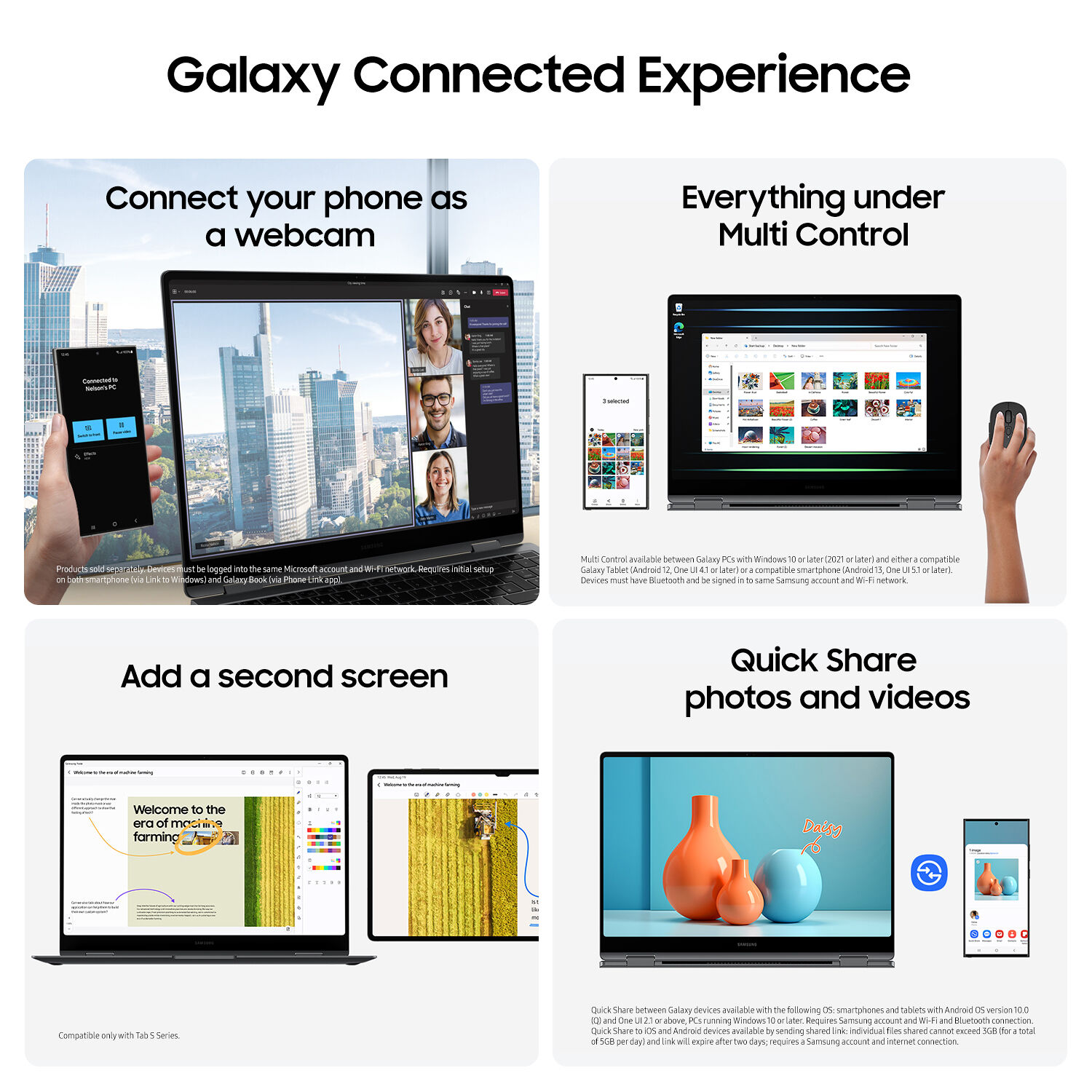 Samsung Galaxy Book5 Pro 360 16-inch gray 2-in-1 laptop with Intel Core Ultra 7, 32 GB RAM, and 1 TB SSD — view 19
