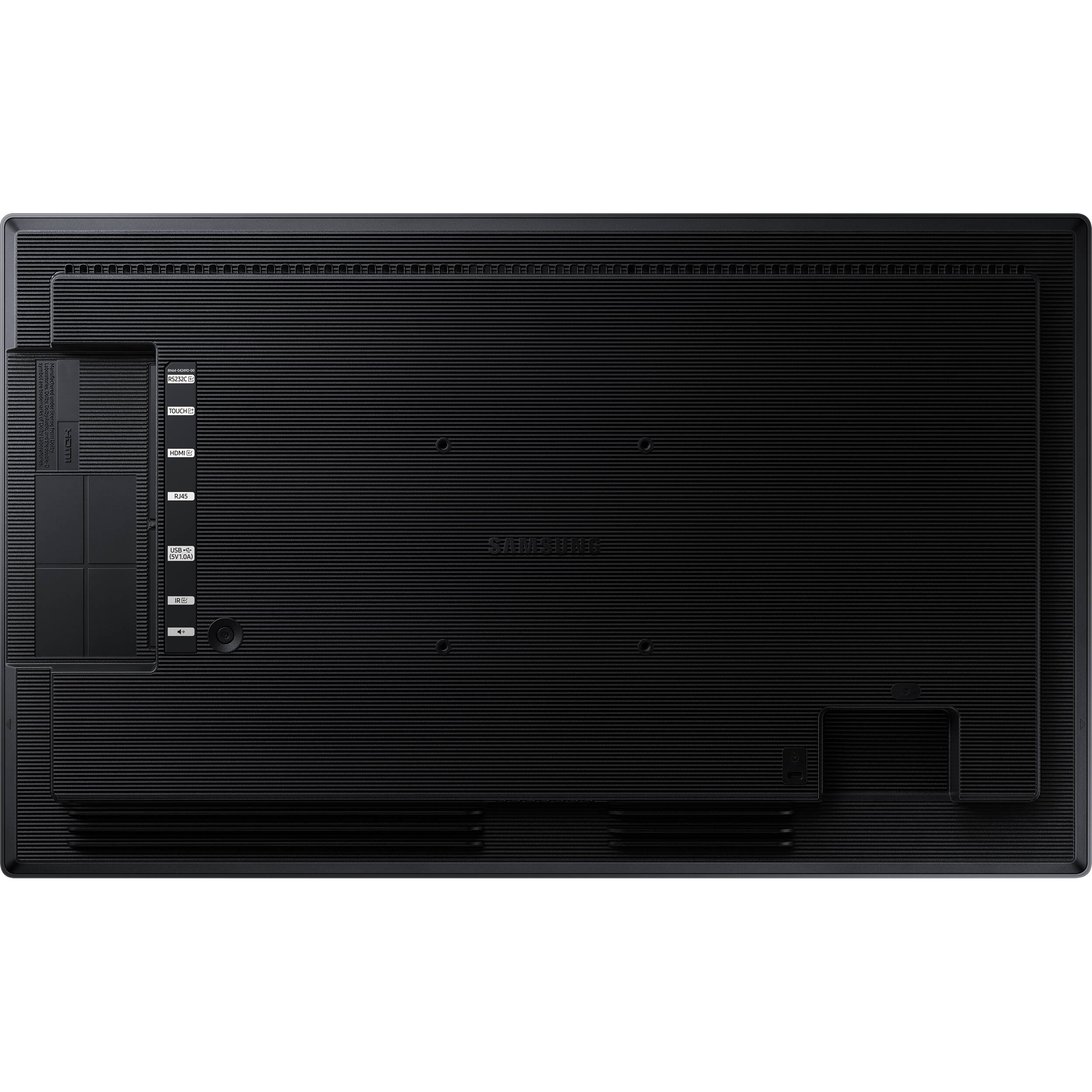 Samsung QB24C-T 24-inch UHD LED LCD display in portrait orientation for business signage — view 5