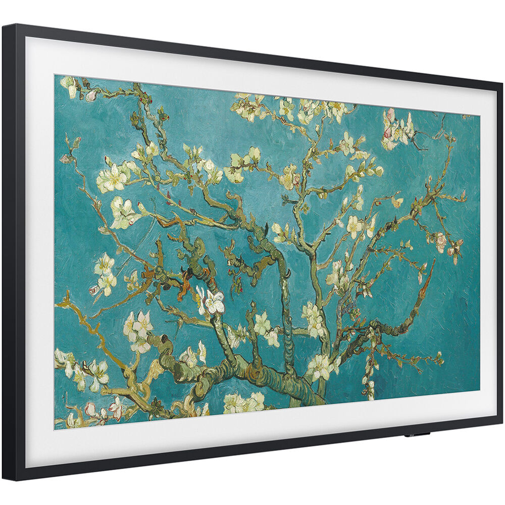 Samsung 32-inch QLED 4K Smart TV with The Frame design and SolarCell Remote — view 2