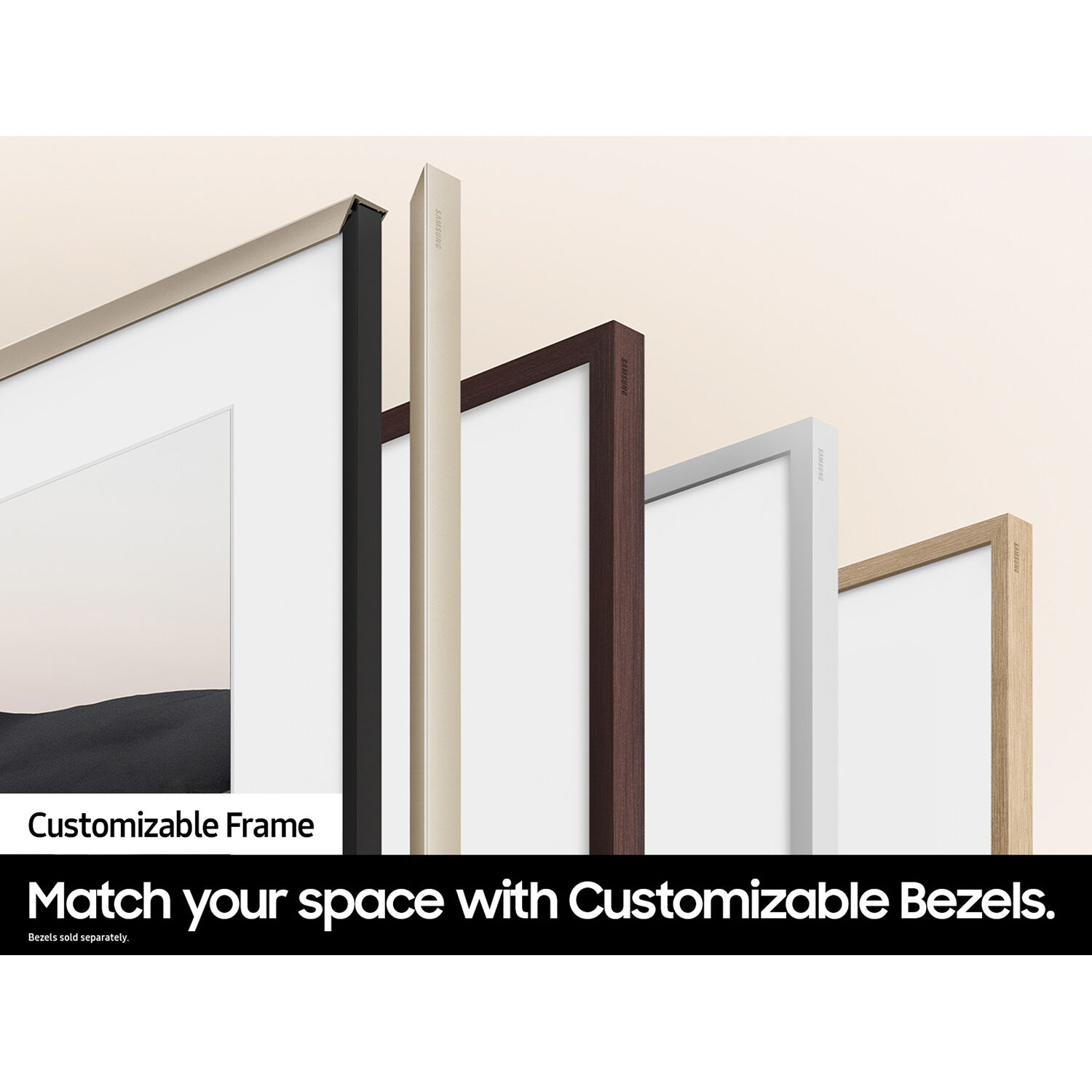 Samsung 32-inch QLED 4K Smart TV with The Frame design and SolarCell Remote — view 8