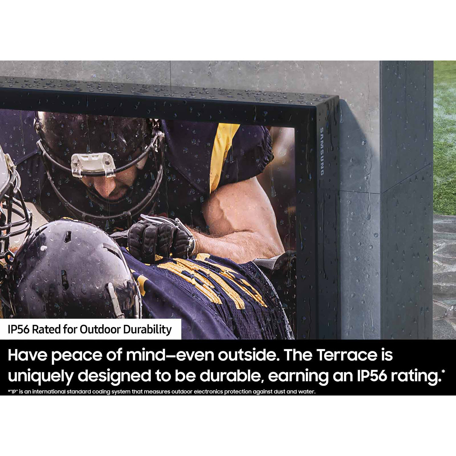 Samsung 55-inch Neo QLED 4K 120 Hz display for bright indoor-outdoor viewing — view 8