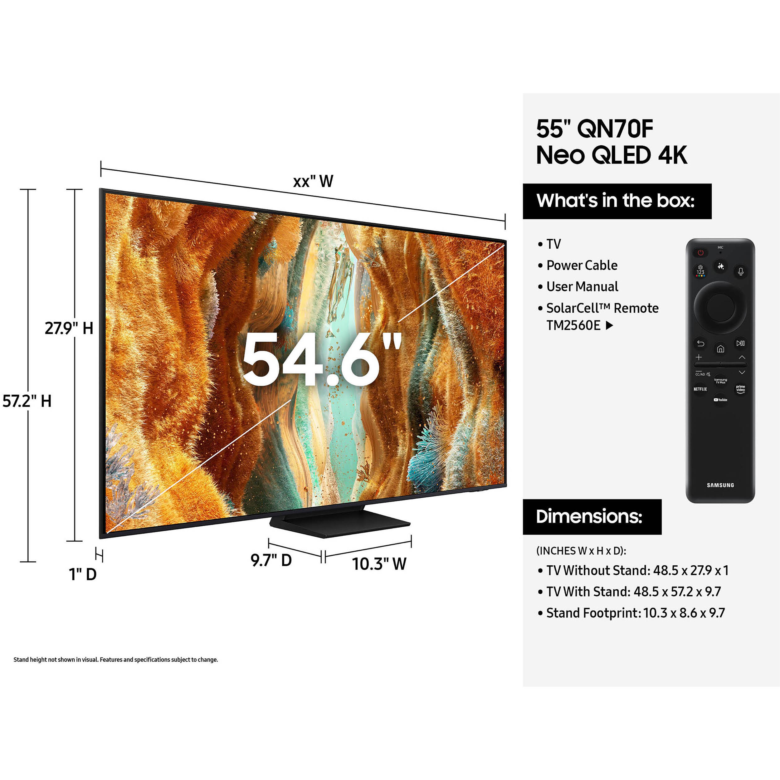 Samsung 55-inch Neo QLED 4K smart TV with 120 Hz refresh — view 5