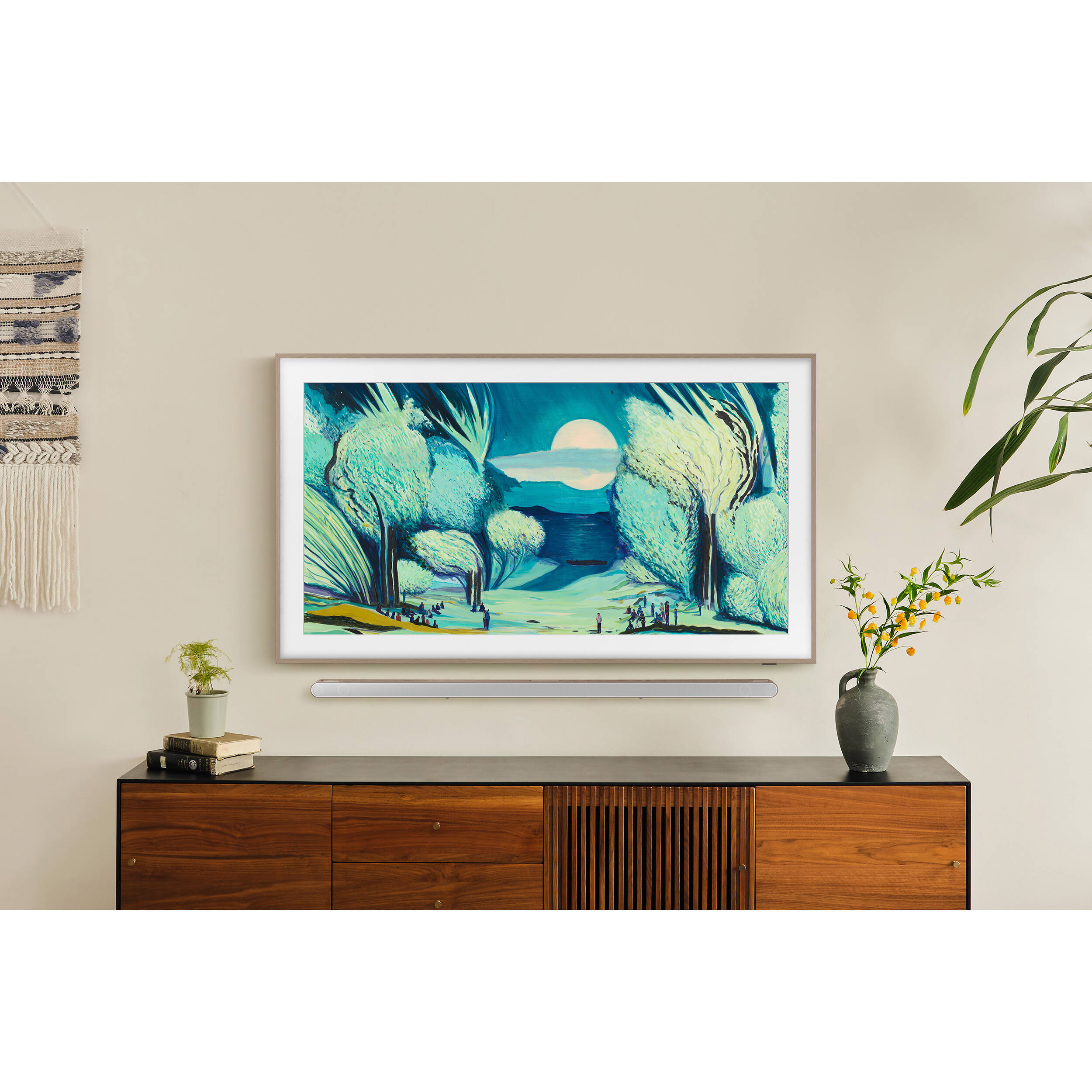 Samsung 65-inch QLED 4K Frame TV with art-style design — view 19