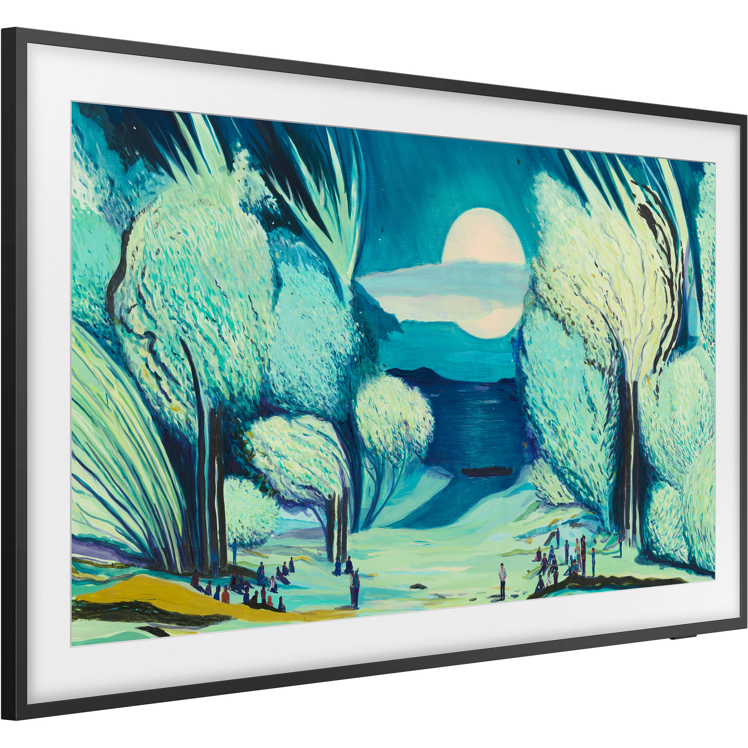 Samsung 65-inch QLED 4K Frame TV with art-style design — view 2