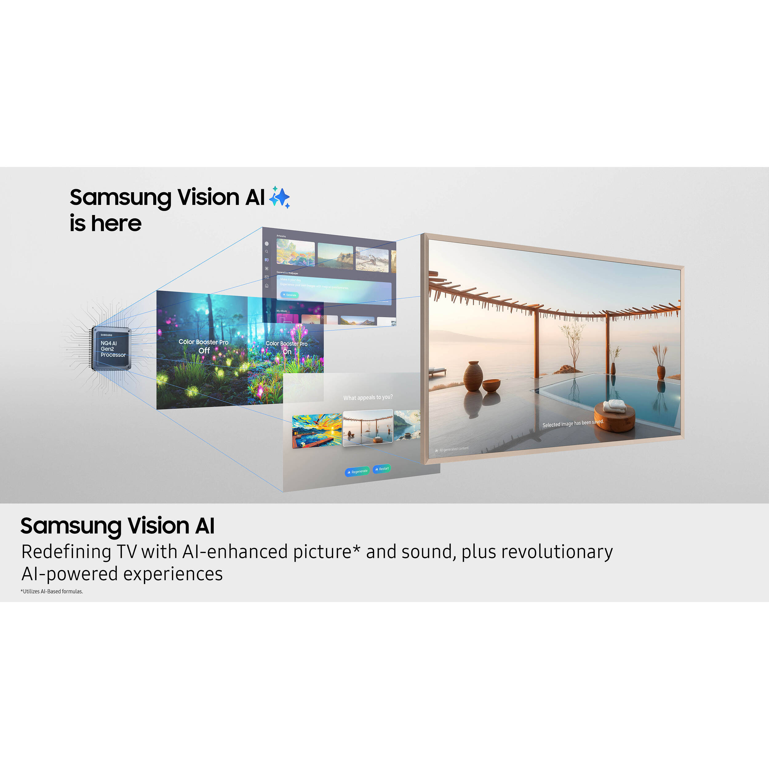 Samsung 65-inch Neo QLED 4K Frame PRO smart TV with 120 Hz refresh — view 10