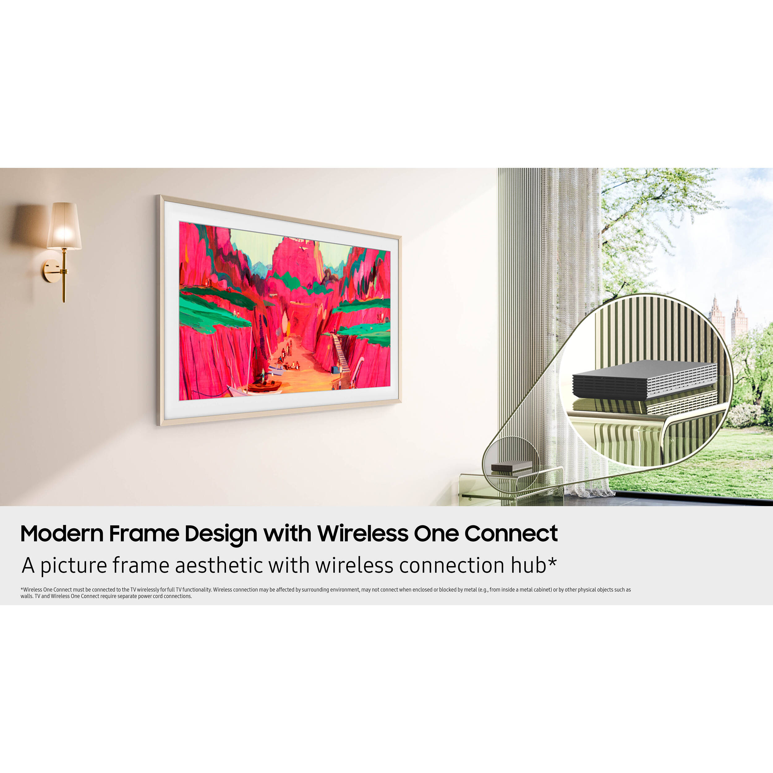 Samsung 65-inch Neo QLED 4K Frame PRO smart TV with 120 Hz refresh — view 7