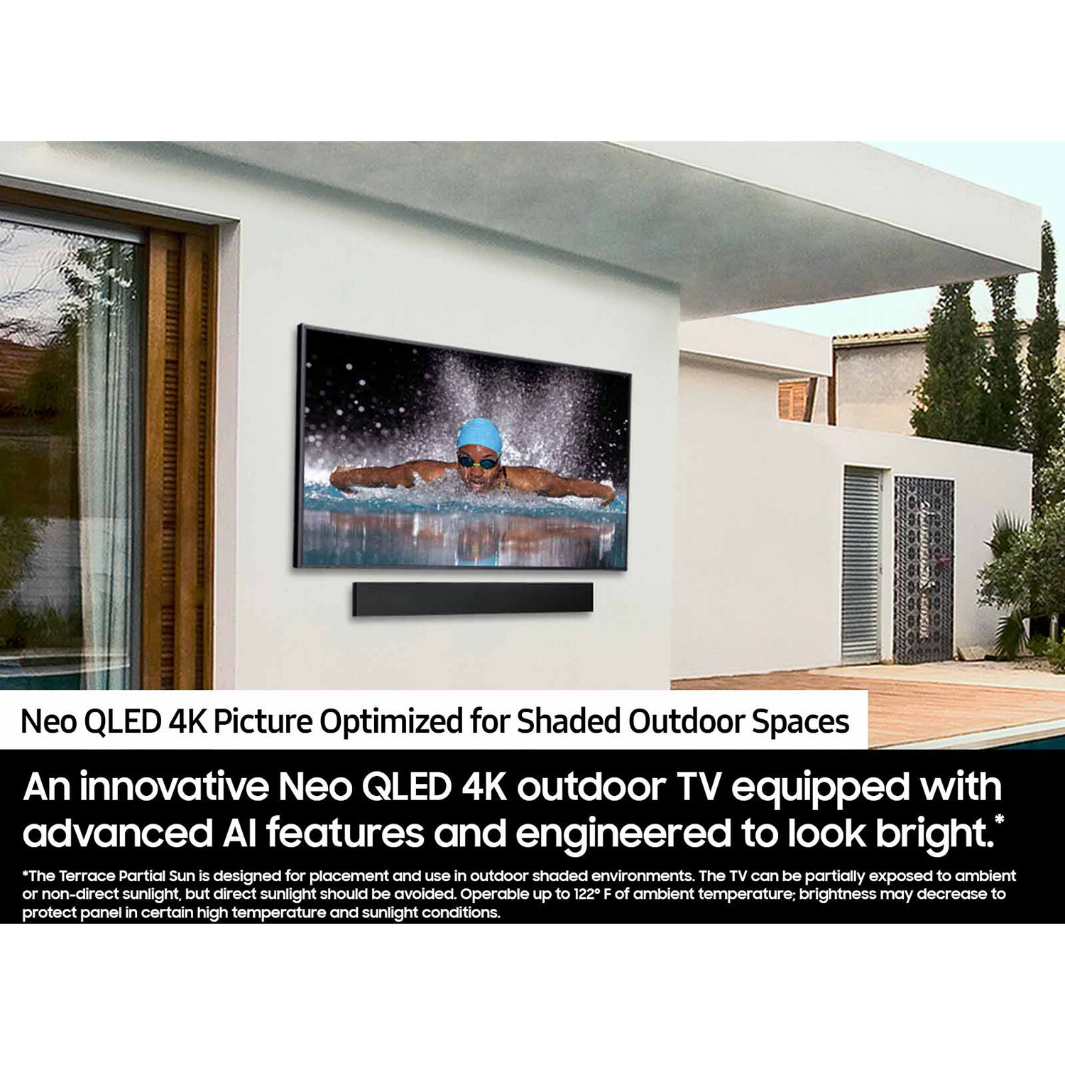 Samsung 65-inch Neo QLED 4K smart TV for bright partial-sun viewing — view 6