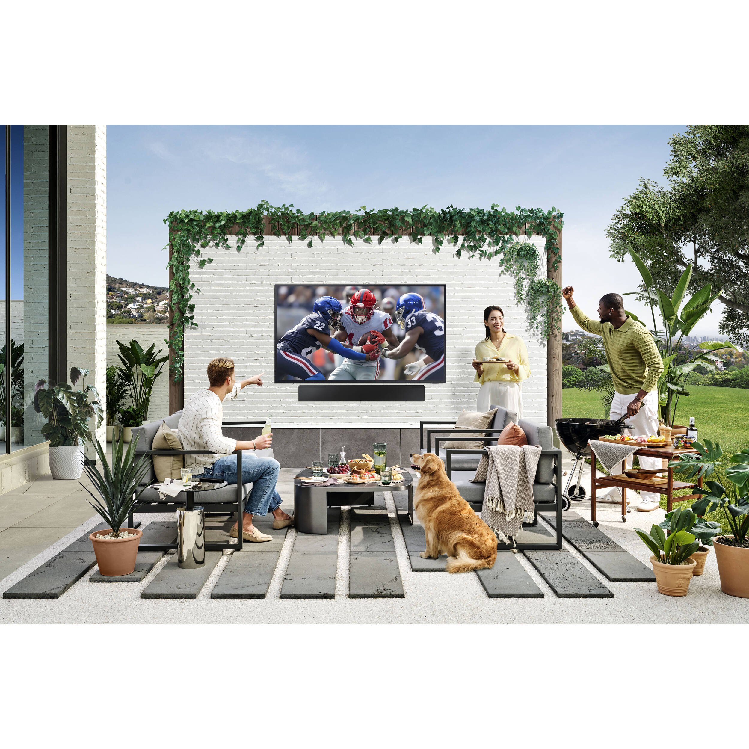 Samsung 75-inch Neo QLED 4K smart TV with 120 Hz refresh rate for bright-room viewing — view 11