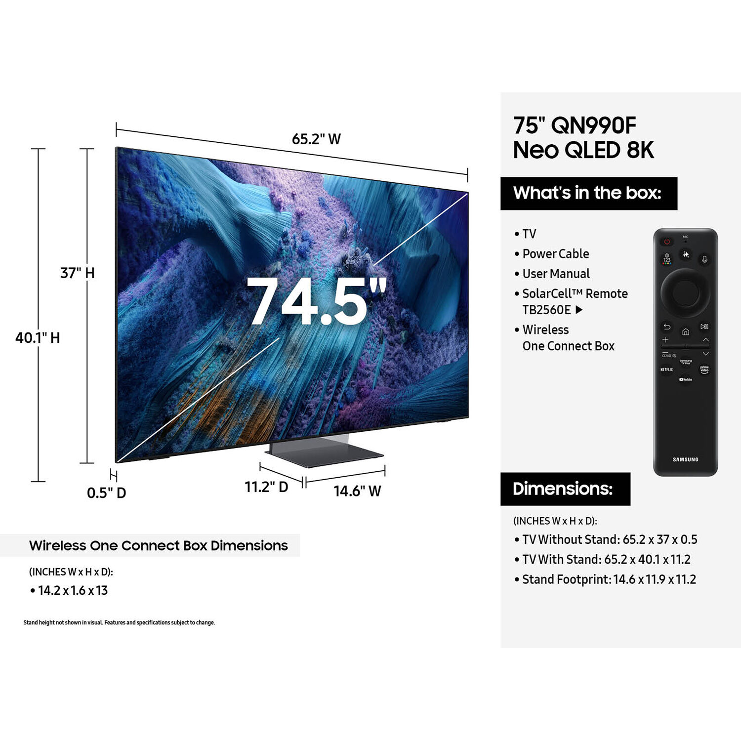 Samsung 75-inch Neo QLED 8K smart TV with 120Hz refresh rate — view 5