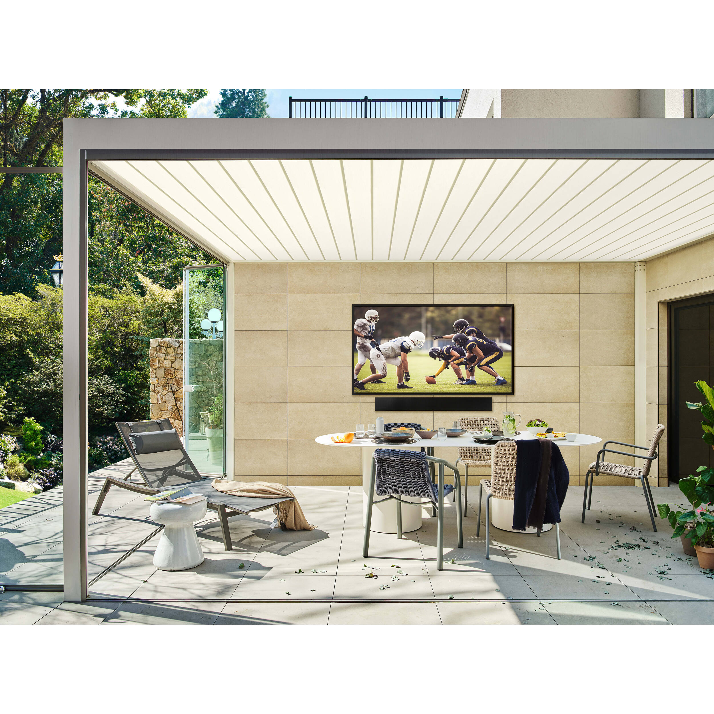Samsung 85-inch QLED 4K TV with 120 Hz refresh rate for premium viewing spaces — view 11