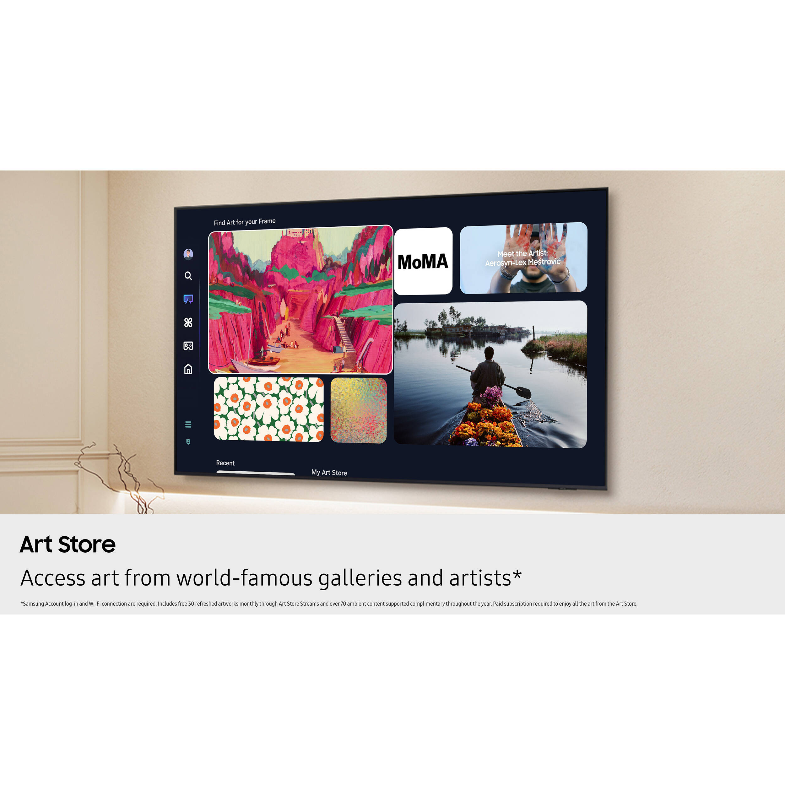 Samsung 85-inch Neo QLED 8K Smart TV with slim bezel and premium large-screen design — view 8