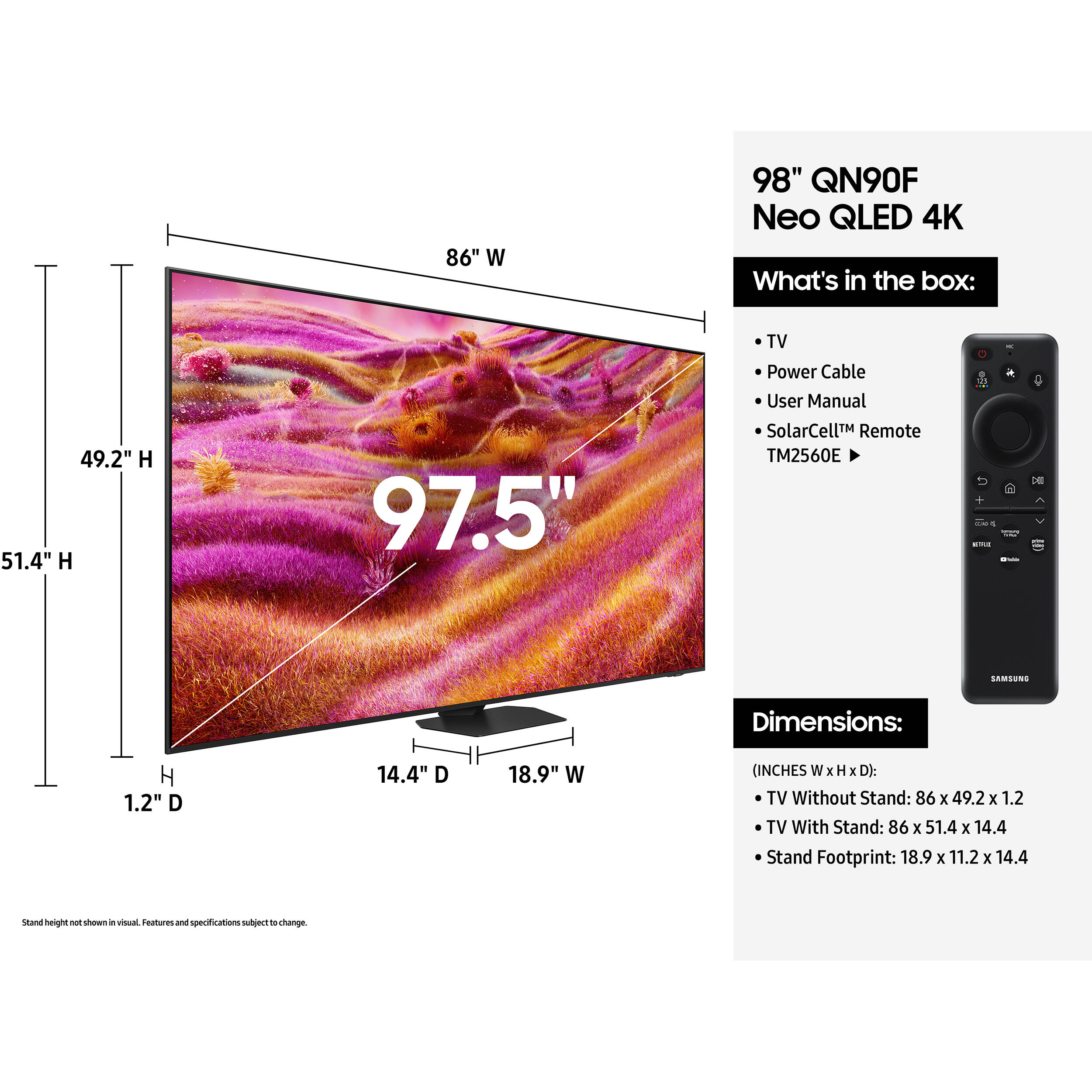 SAMSUNG - CONSUMER TV B-STOCK BSTOCK 2025 98IN QN90F NEO QLED 4K TV QN90F SERIES NEO QLED — view 5