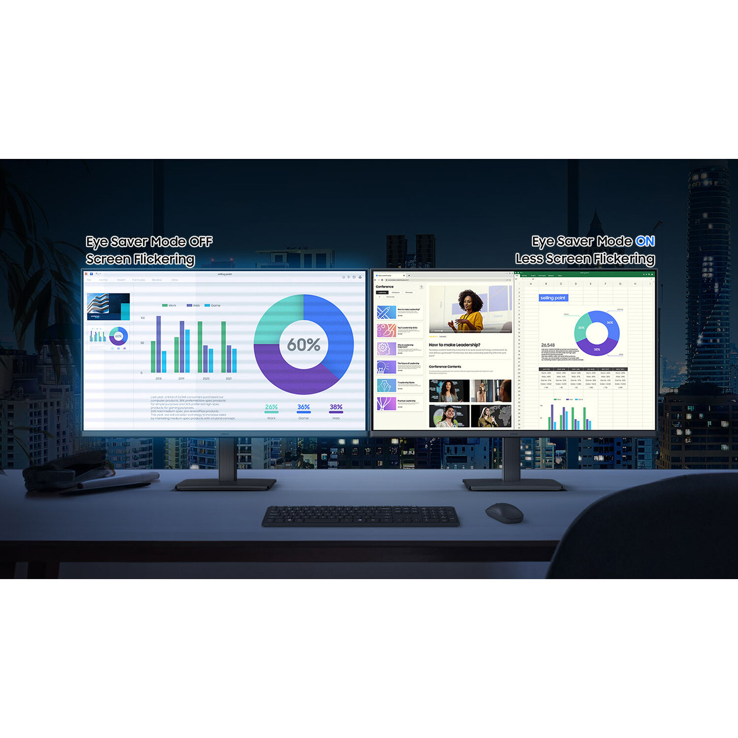 Samsung 27-inch S30GD FHD IPS monitor with HDMI and VGA connectivity — view 13