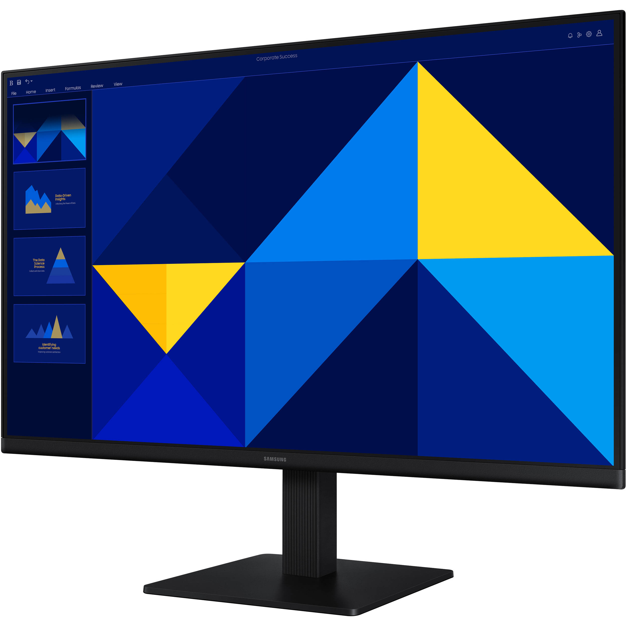 Samsung 27-inch S30GD FHD IPS monitor with HDMI and VGA connectivity — view 3