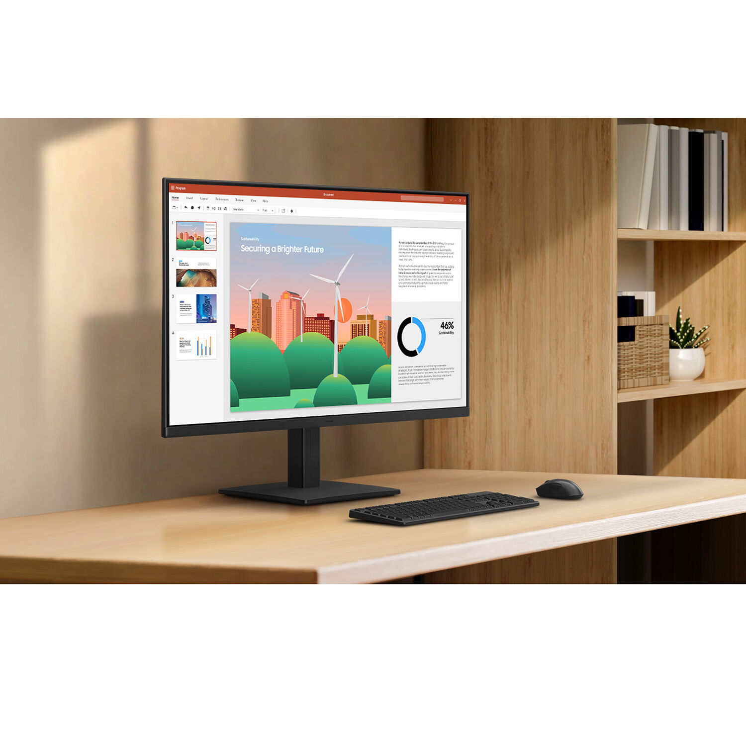 Samsung 27-inch S30GD FHD IPS monitor with HDMI and VGA connectivity — view 9