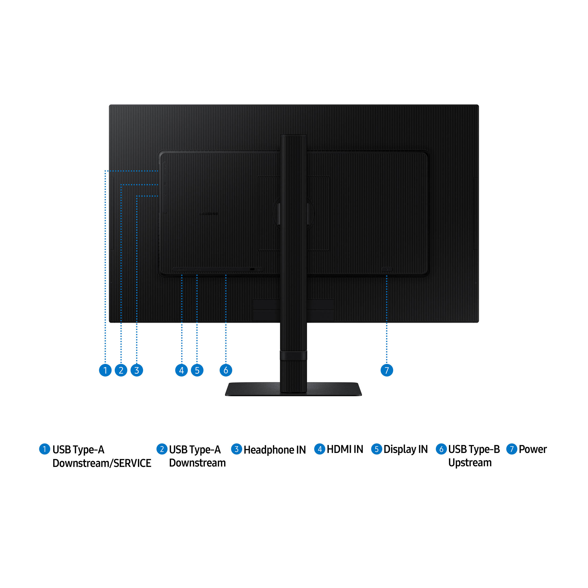 Samsung S27D606EAN 27-inch QHD IPS monitor with adjustable stand — view 13