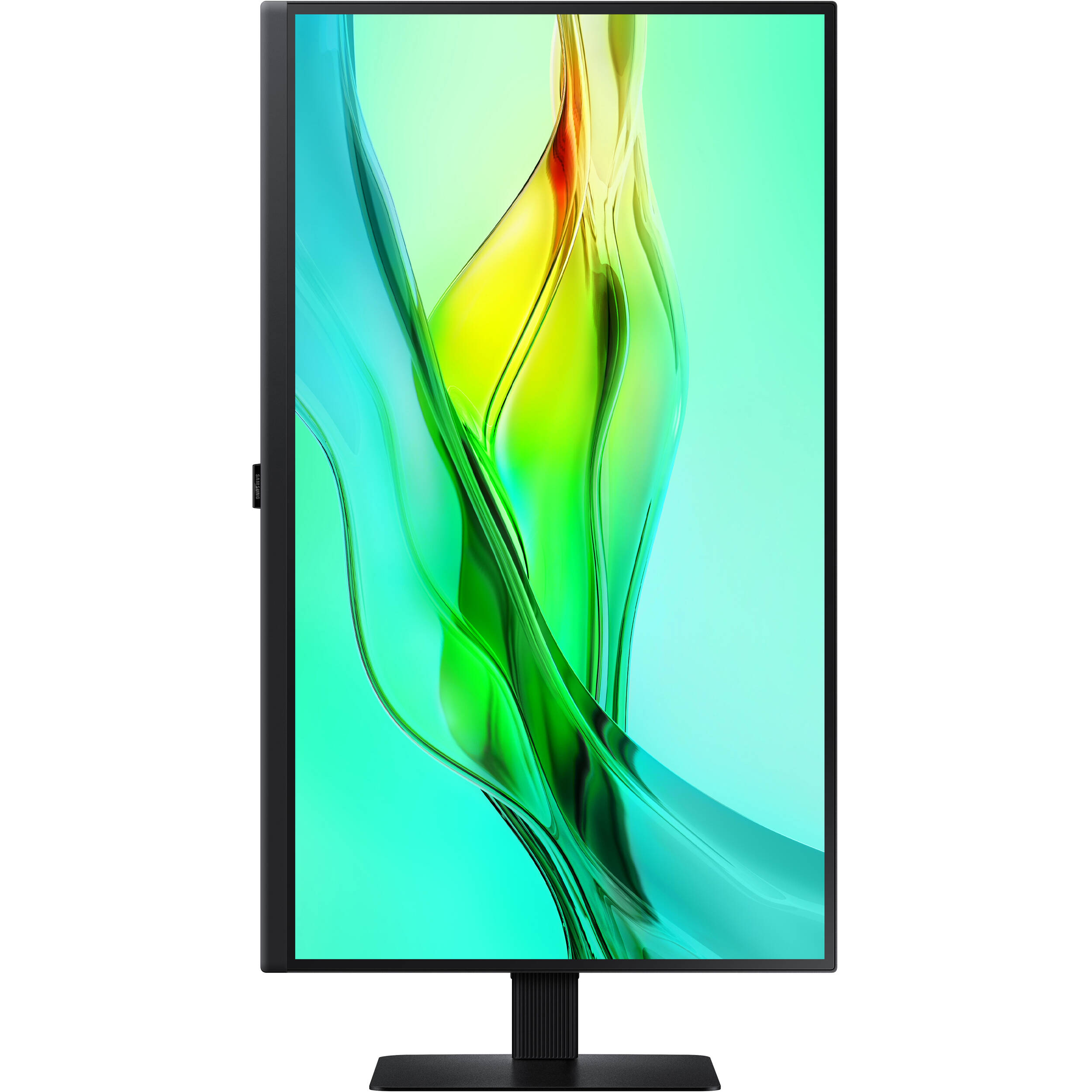 Samsung 27-inch QHD IPS monitor with USB-C, KVM, LAN, HDMI, DisplayPort, and adjustable stand — view 4